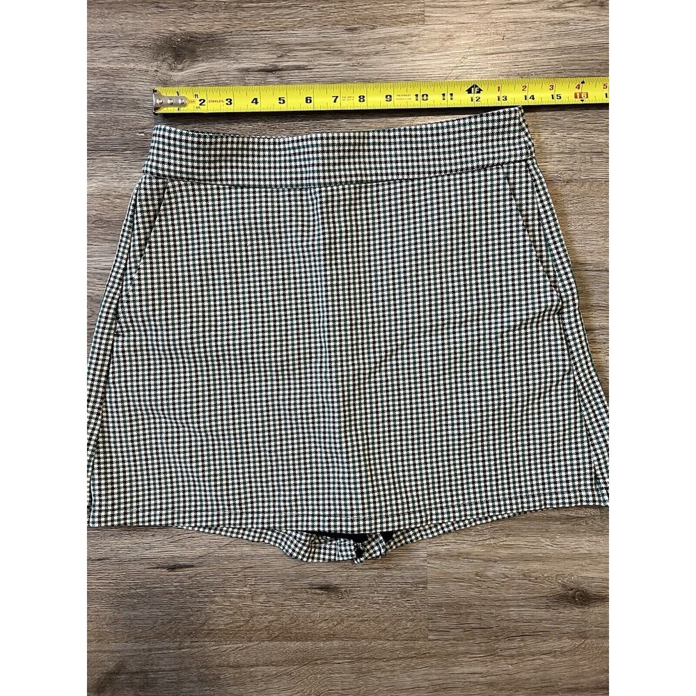 ZARA Skort Women’s High Rise Skirt Shorts Back Zip Size M - Picture 3 of 6